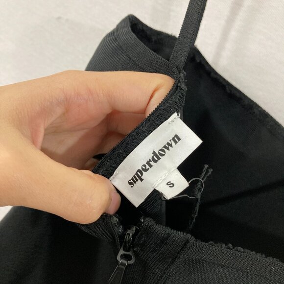 superdown Black Mini Dress - Picture 3 of 12